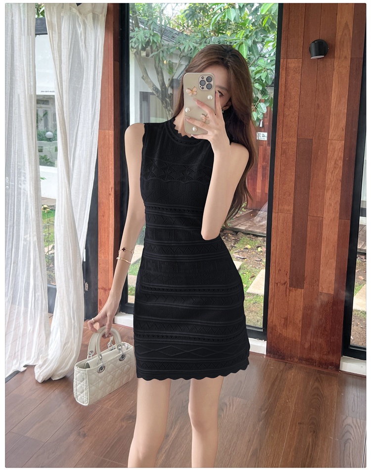 Enticement slim dress package hip T-back for women