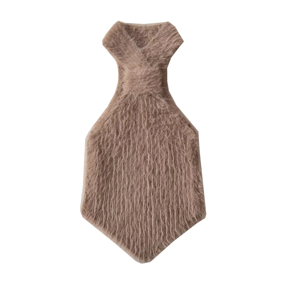 Navel wrapped chest vest knitted halter tops