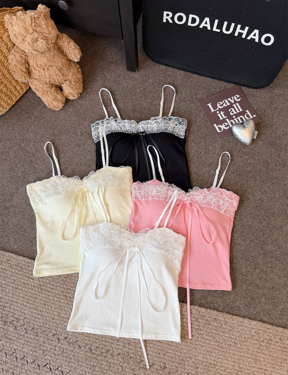With chest pad integrated sling vest summer slim tops