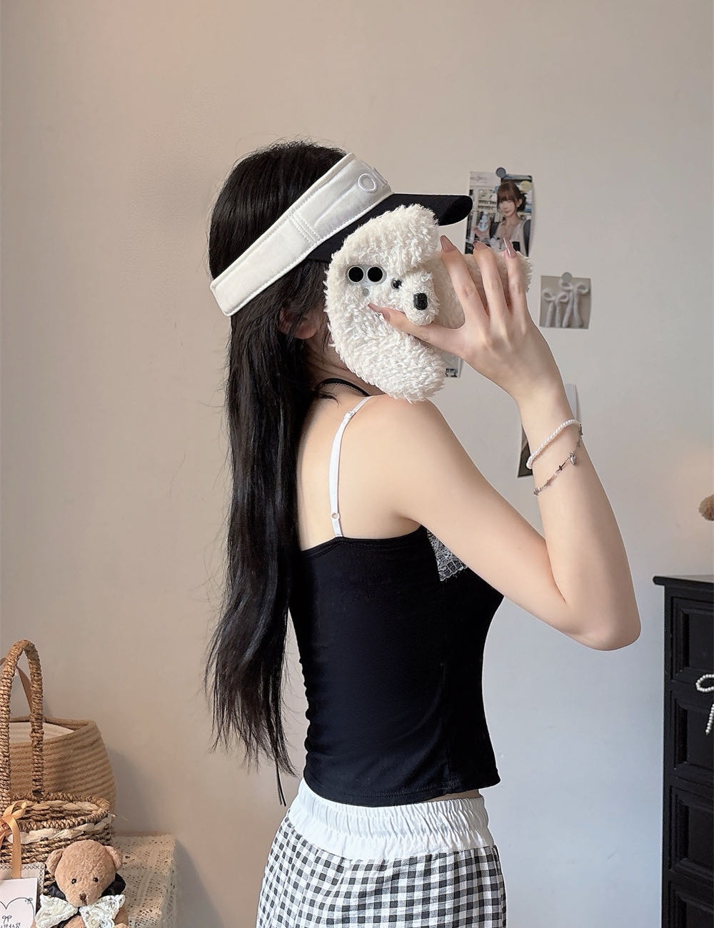 With chest pad integrated sling vest summer slim tops