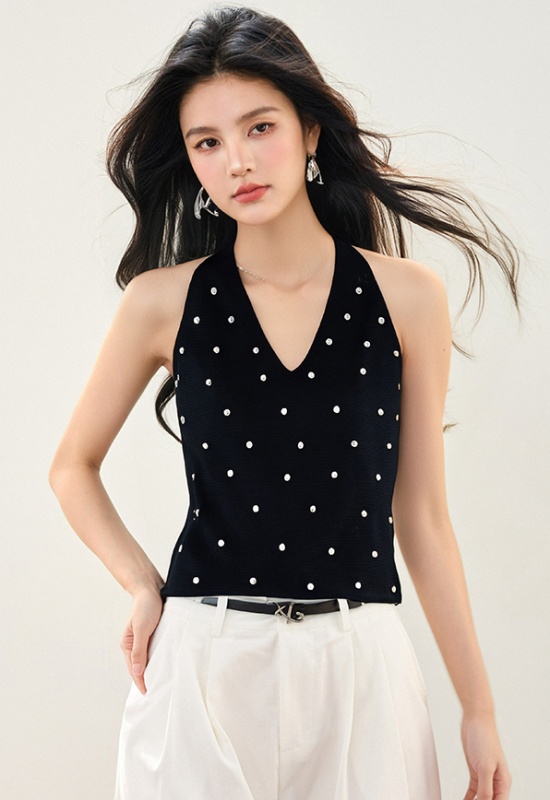 Small unique vest France style tops for women