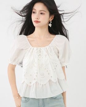 Frenum summer doll shirt France style shirt for women