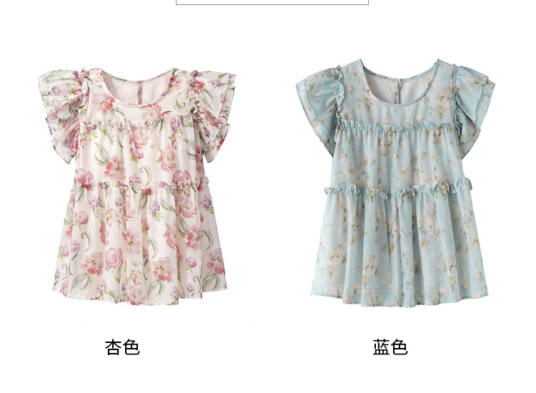 France style retro doll shirt loose small shirt