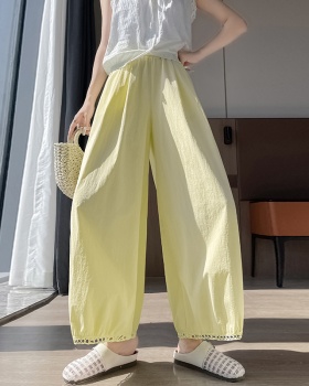 Drape straight nine pants loose Casual bloomers for women