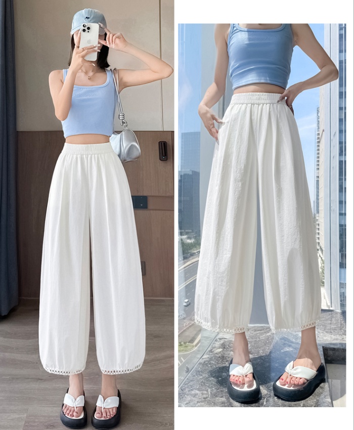 Drape straight nine pants loose Casual bloomers for women