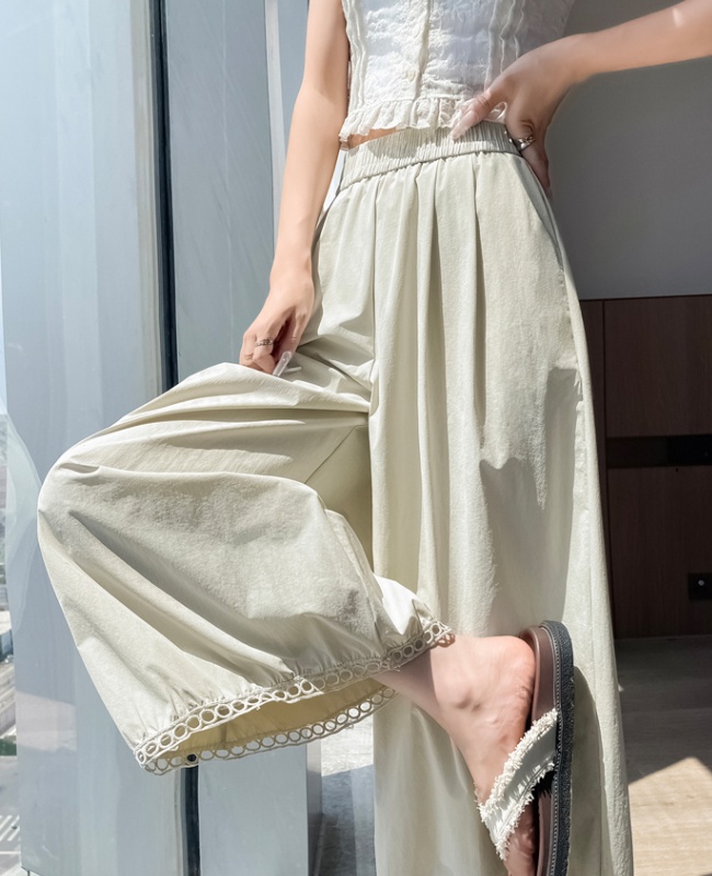Drape straight nine pants loose Casual bloomers for women