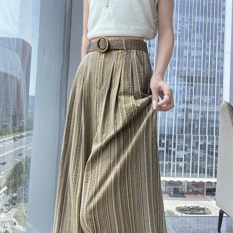 Lazy business suit straight wide leg pants for women