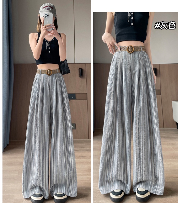 Lazy business suit straight wide leg pants for women