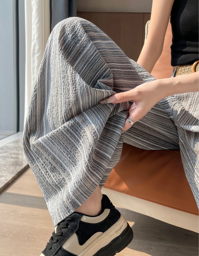 Lazy business suit straight wide leg pants for women