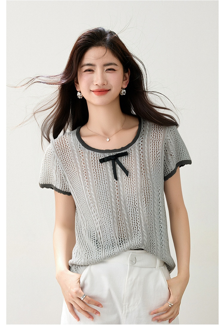 Slim short summer show young all-match tops