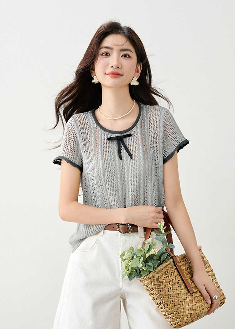 Slim short summer show young all-match tops