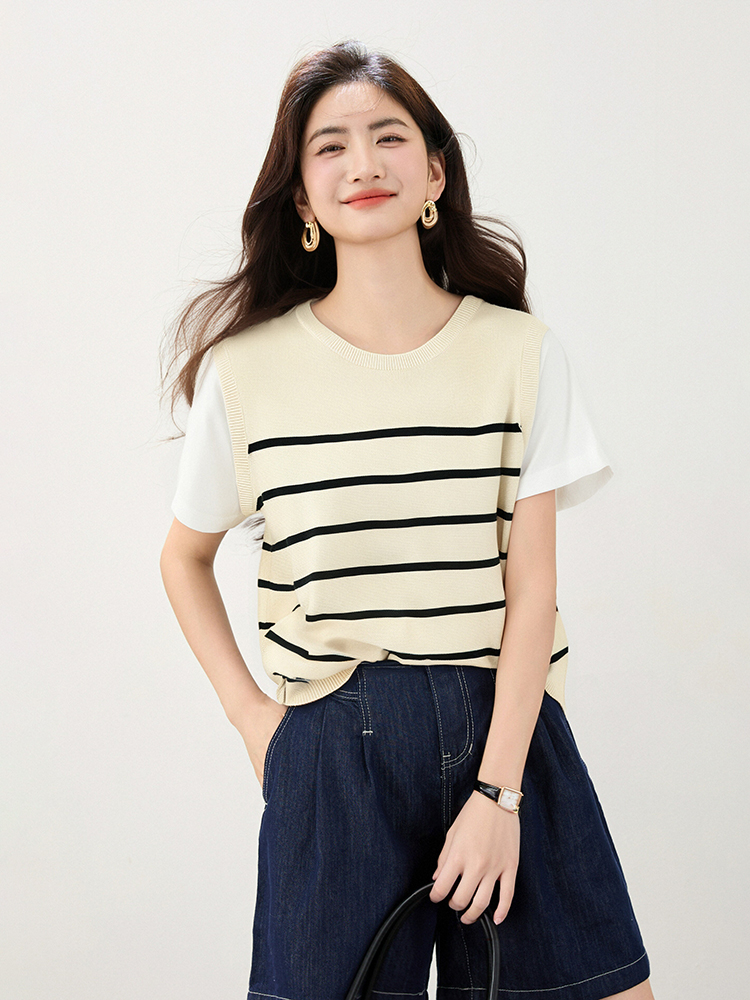 Simple all-match sweater Casual tops for women