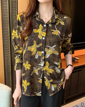 Temperament spring and autumn tops soft shirt