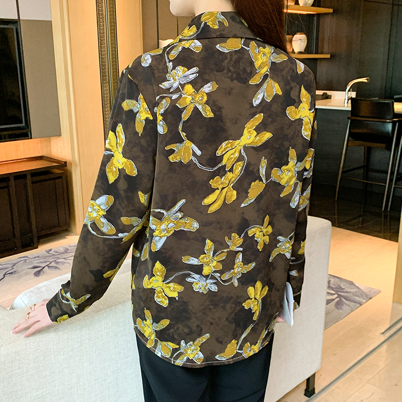 Temperament spring and autumn tops soft shirt
