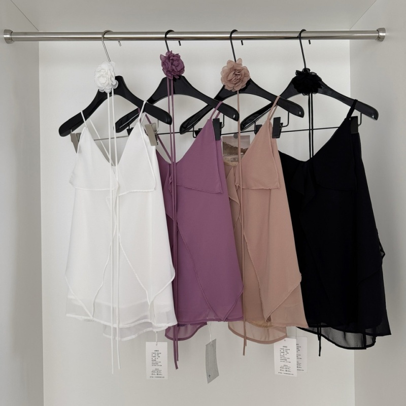 Sling enticement summer tops Korean style halter vest for women