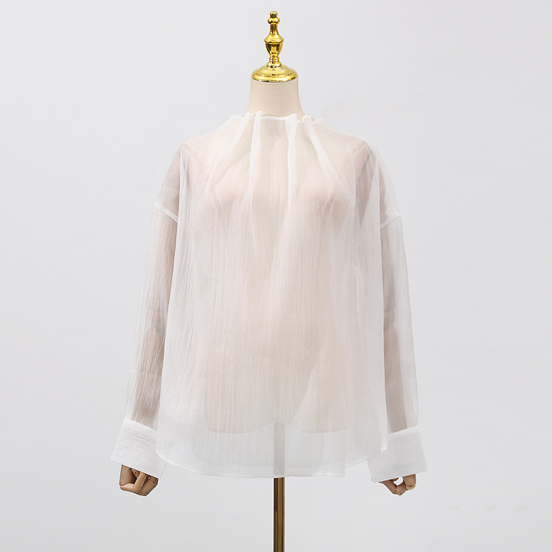 Niche commuting shirt temperament summer tops for women