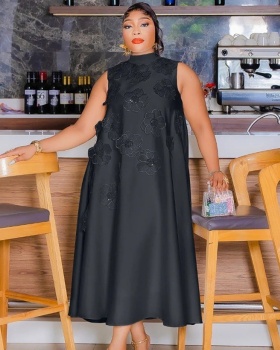 Sleeveless dress fashion long dress for women