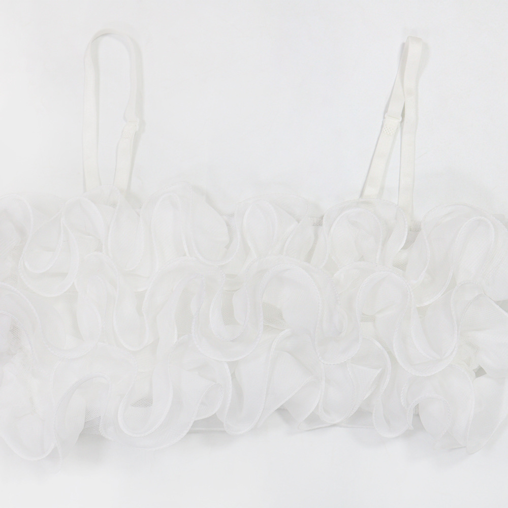 Summer lotus leaf edges tops sexy skirt for women