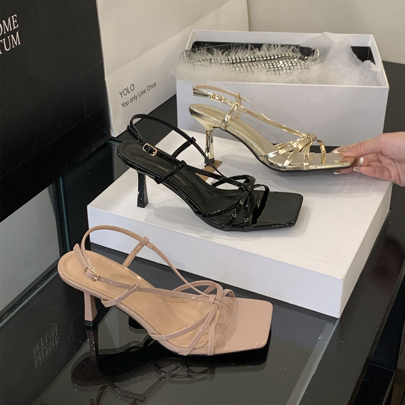 Fine-root sandals high-heeled shoes for women