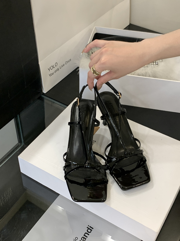 Fine-root sandals high-heeled shoes for women