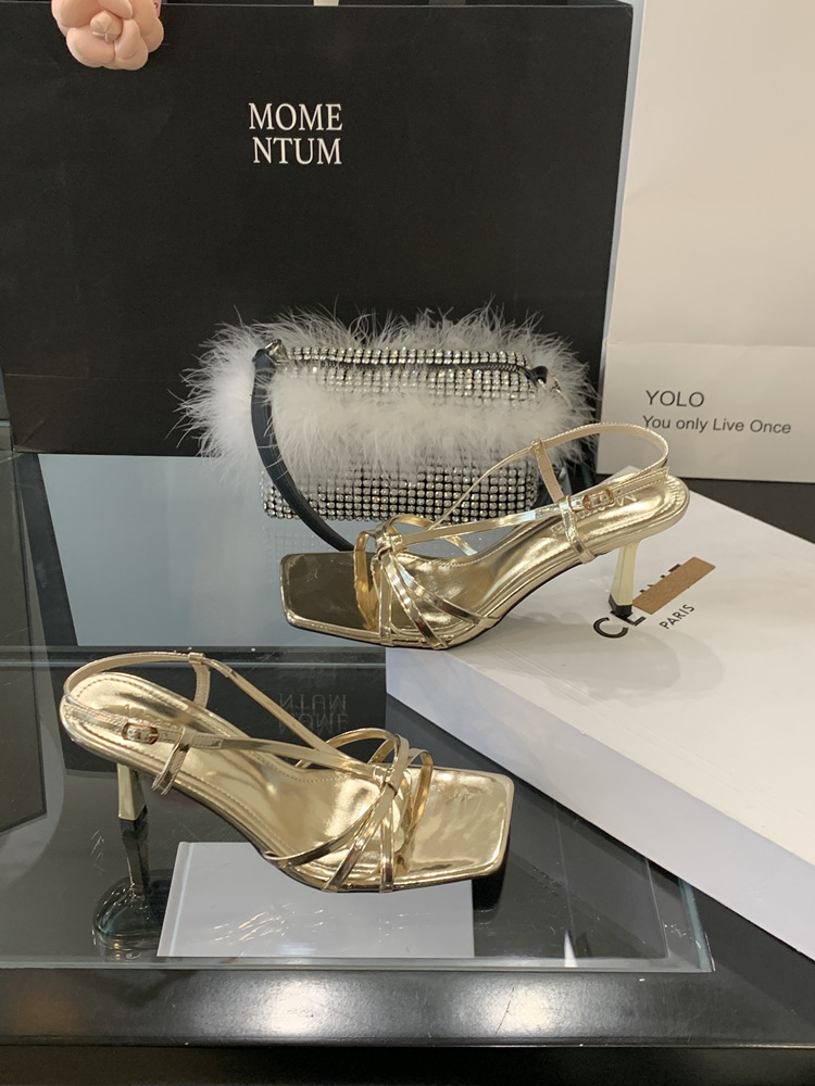 Fine-root sandals high-heeled shoes for women