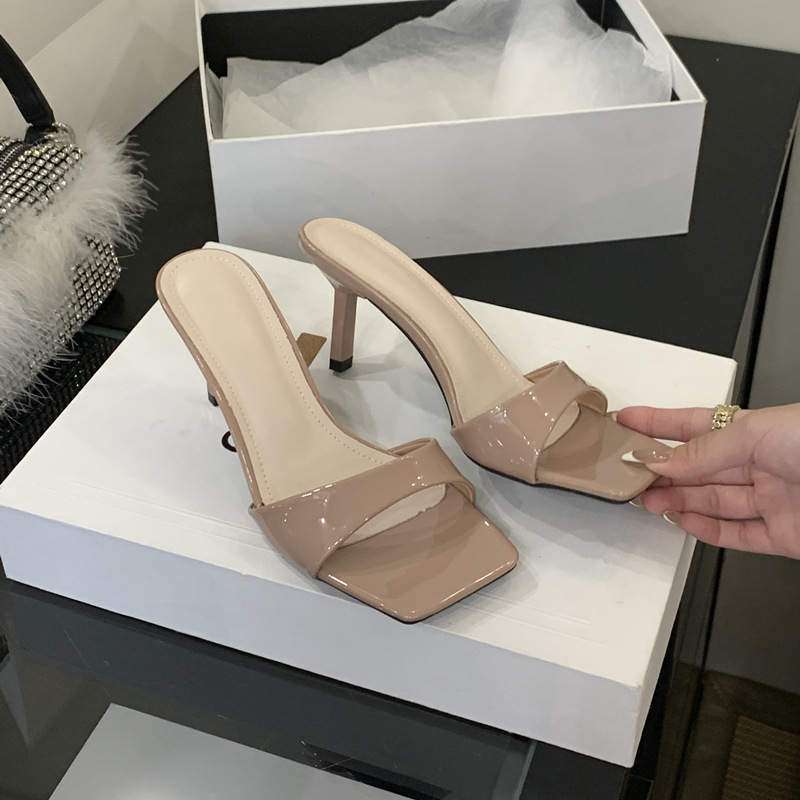 Lazy summer lazy shoes fashion open toe slippers for women