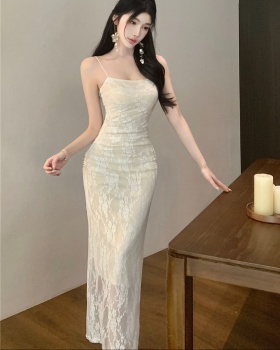 Sling sexy dress package hip long dress for women