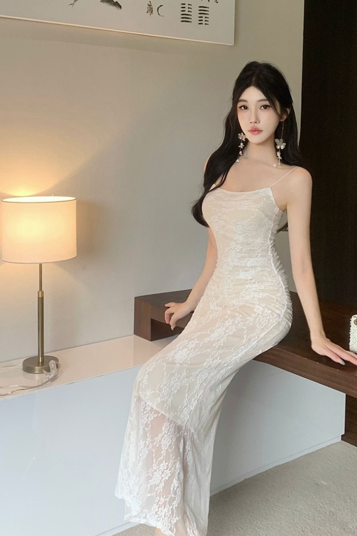 Sling sexy dress package hip long dress for women