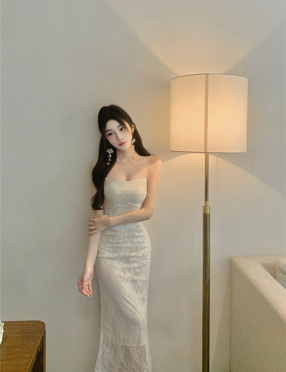 Sling sexy dress package hip long dress for women
