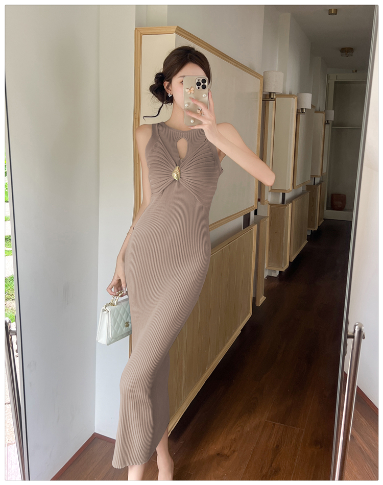 Package hip temperament vest enticement long dress for women