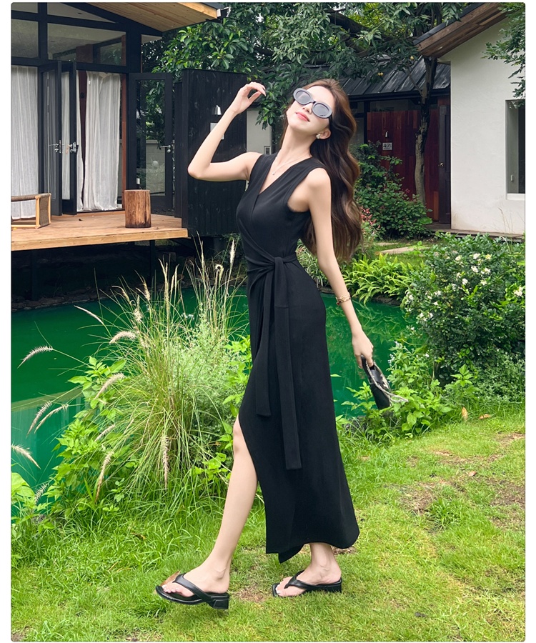 France style slim pinched waist temperament fashion dress
