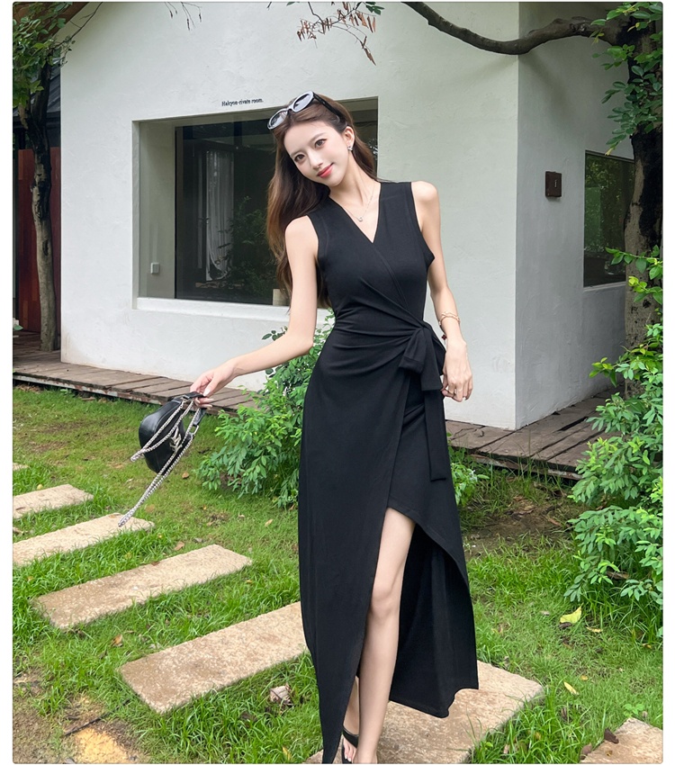 France style slim pinched waist temperament fashion dress