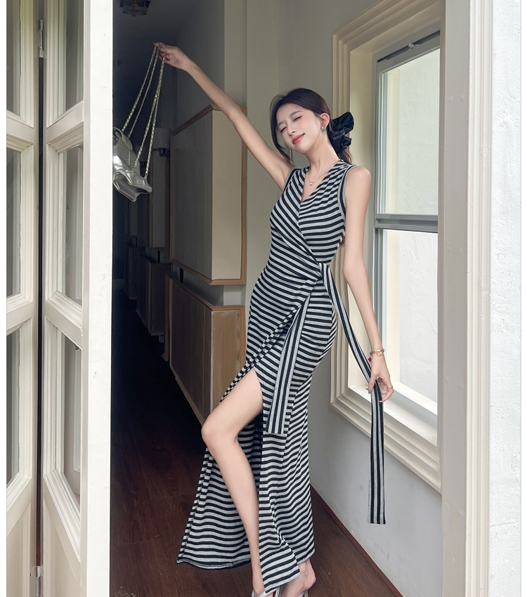 France style slim pinched waist temperament fashion dress