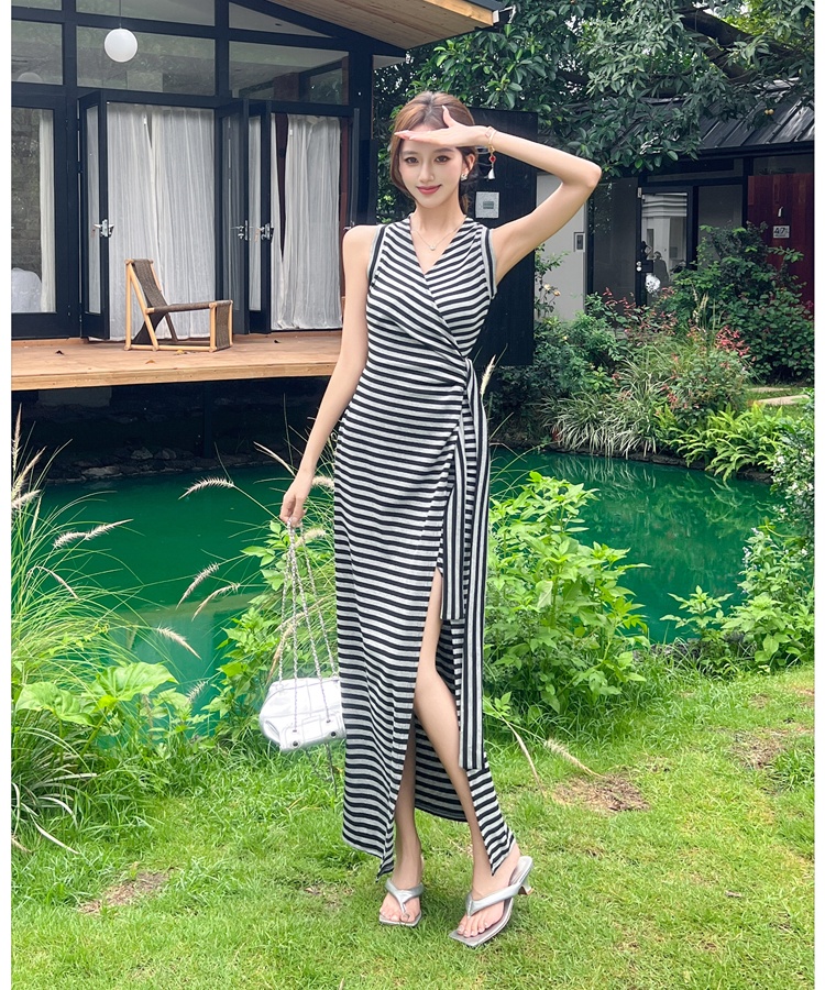 France style slim pinched waist temperament fashion dress