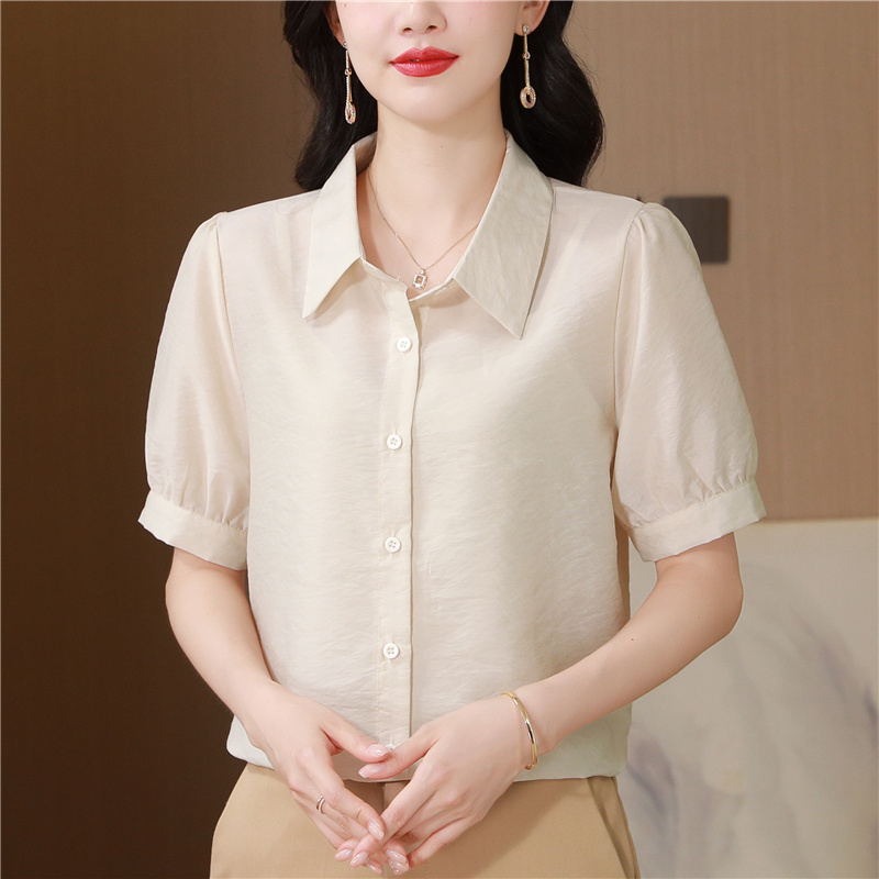 France style shirt niche tops for women