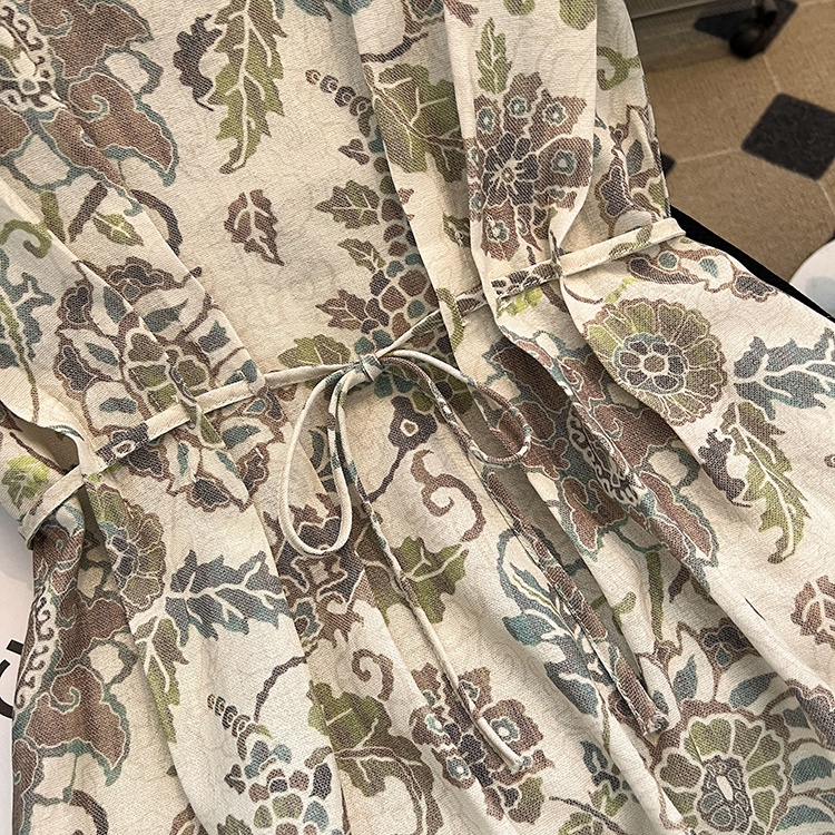 Light luxury printing vest summer V-neck tops
