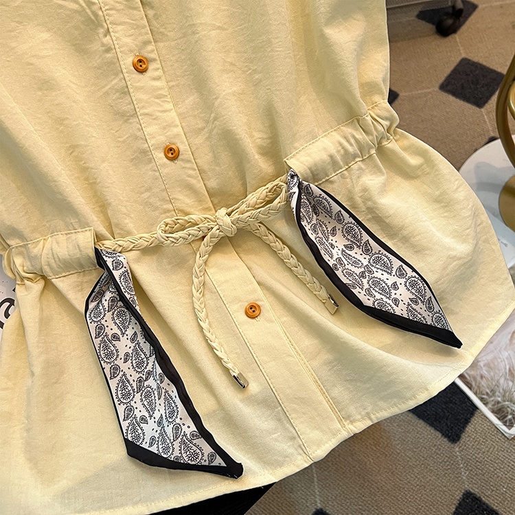 Sleeveless all-match tops summer fashion shirt for women