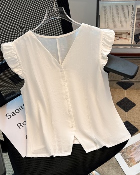 Tender small shirt single-breasted tops for women