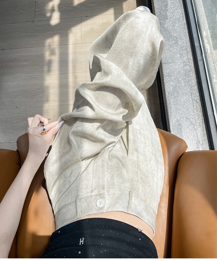 Straight satin pants Casual suit pants for women