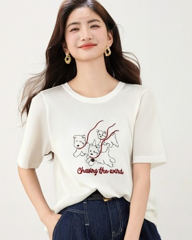 Loose slim niche T-shirt summer Korean style short sleeve tops
