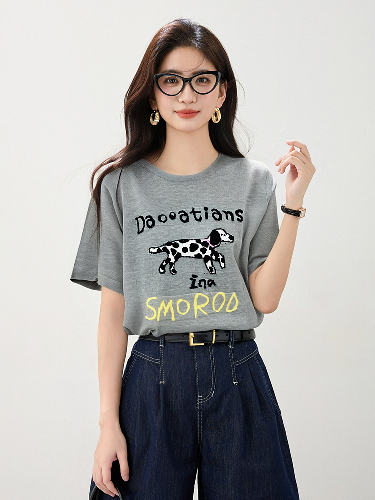 Summer fashion commuting all-match Korean style dog sweater