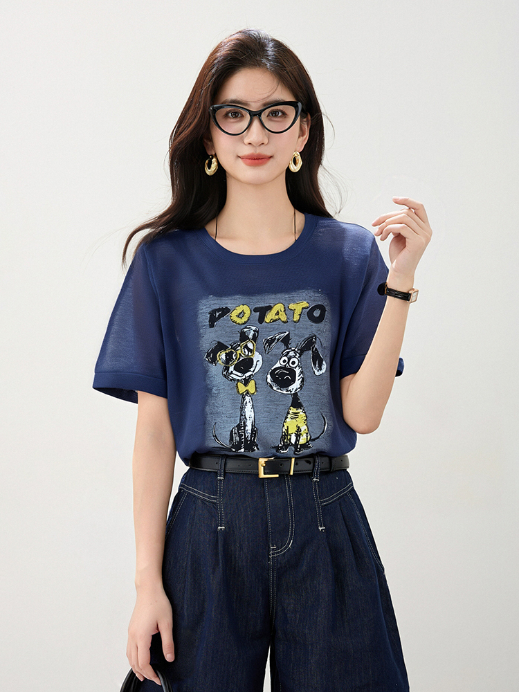 Summer short sleeve shirts loose small shirt for women