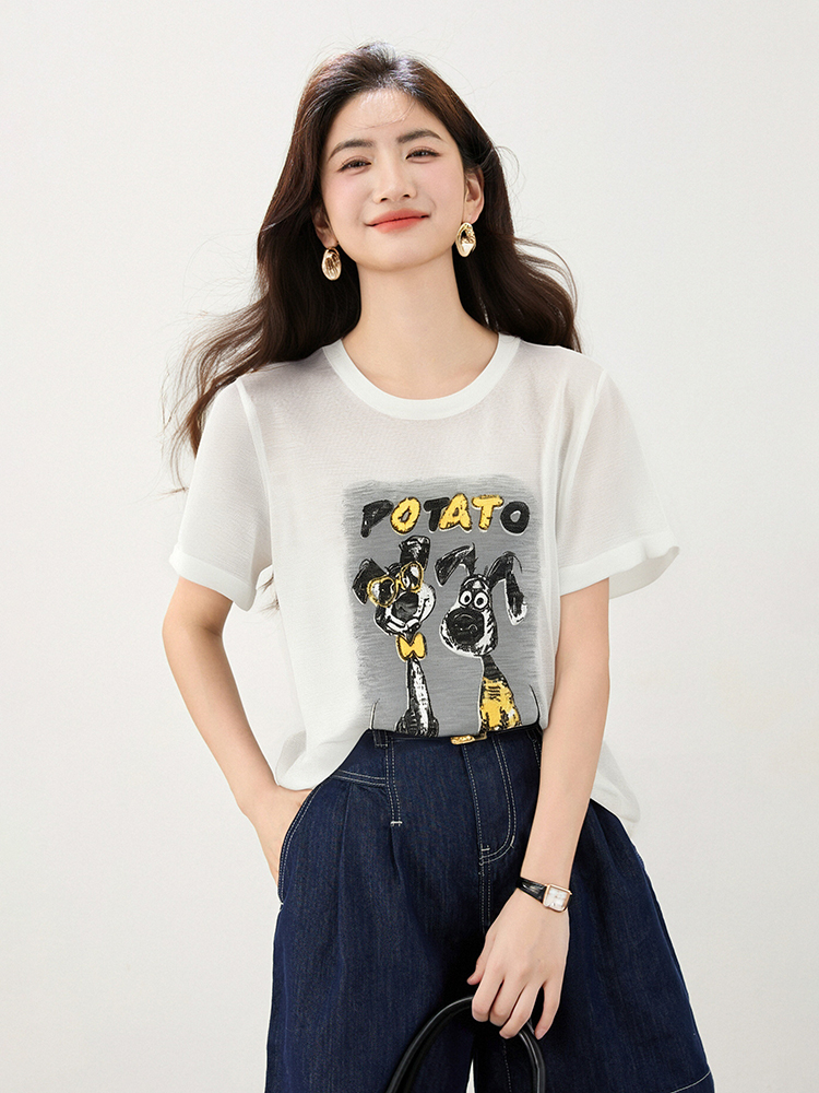 Summer short sleeve shirts loose small shirt for women