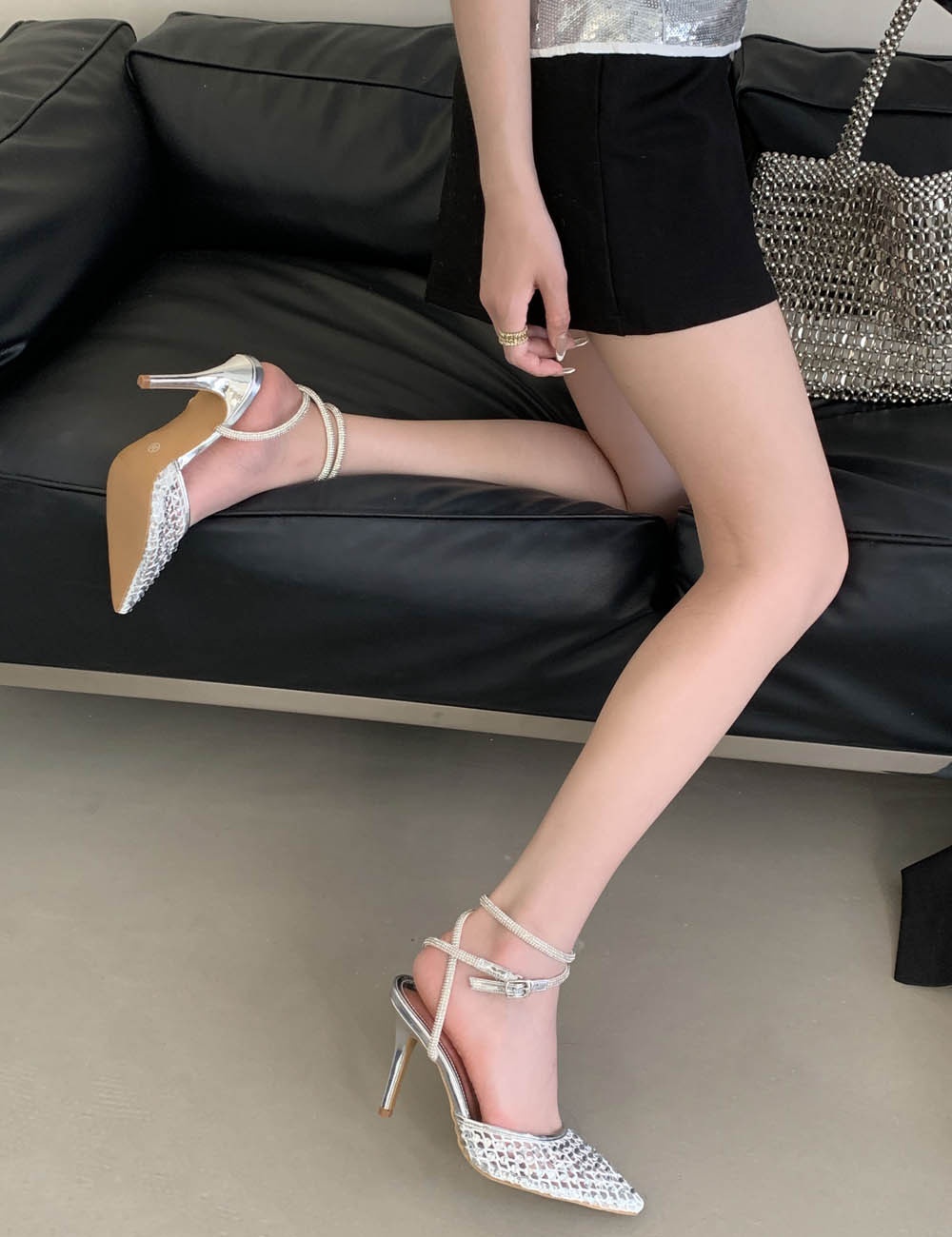 Summer fashion high-heeled shoes Korean style sandals