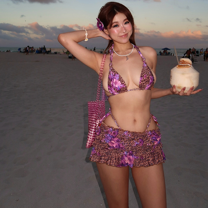 Seaside spicegirl short skirt 3pcs set for women