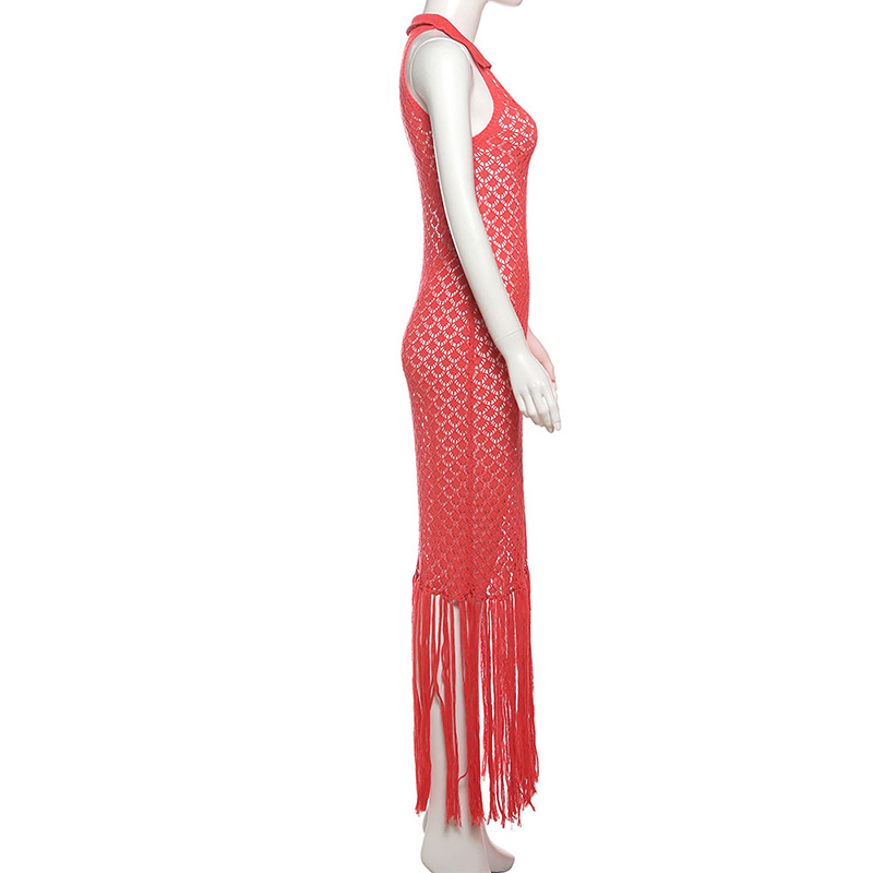 Summer spicegirl long dress perspective dress for women