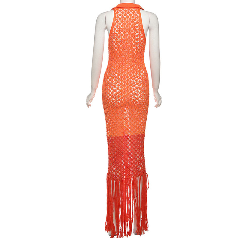 Summer spicegirl long dress perspective dress for women