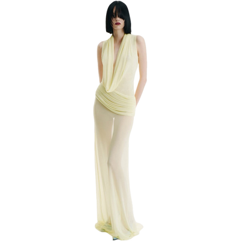 Pure spicegirl long European style dress for women