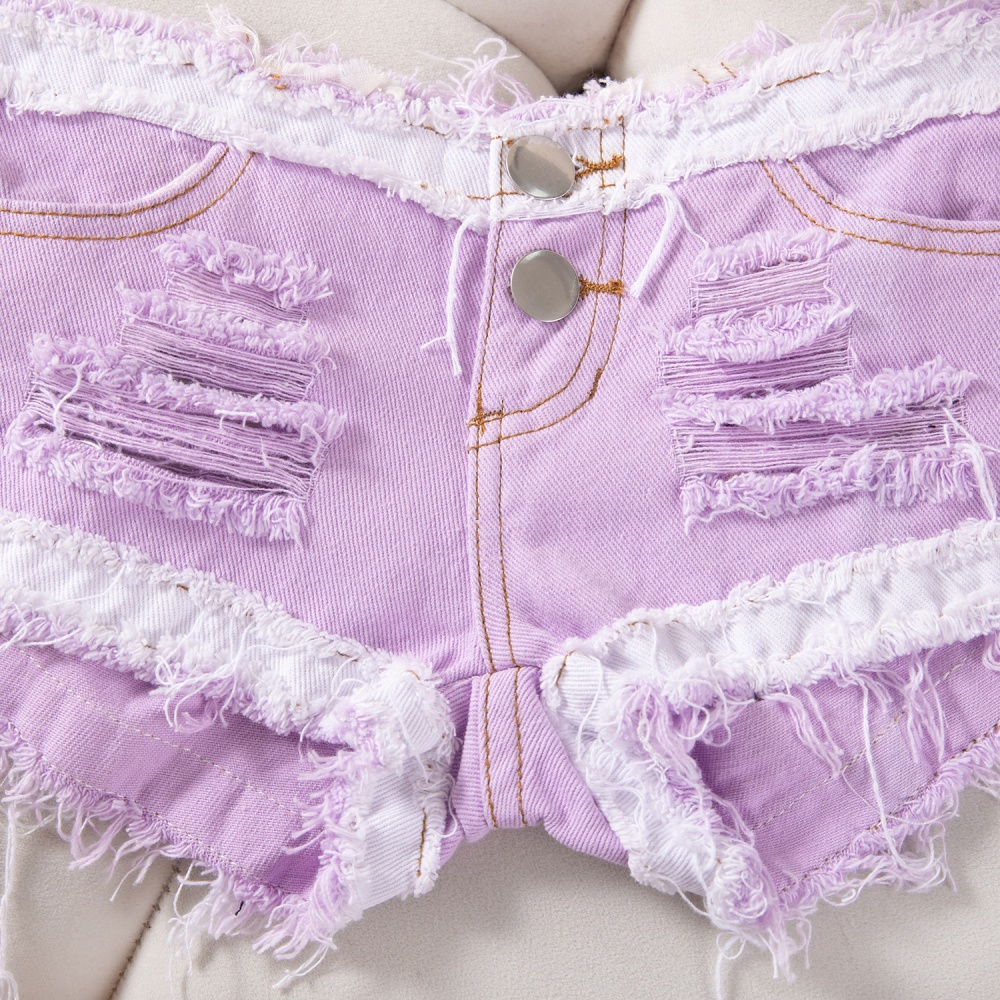 Holes nightclub shorts sexy short jeans for women