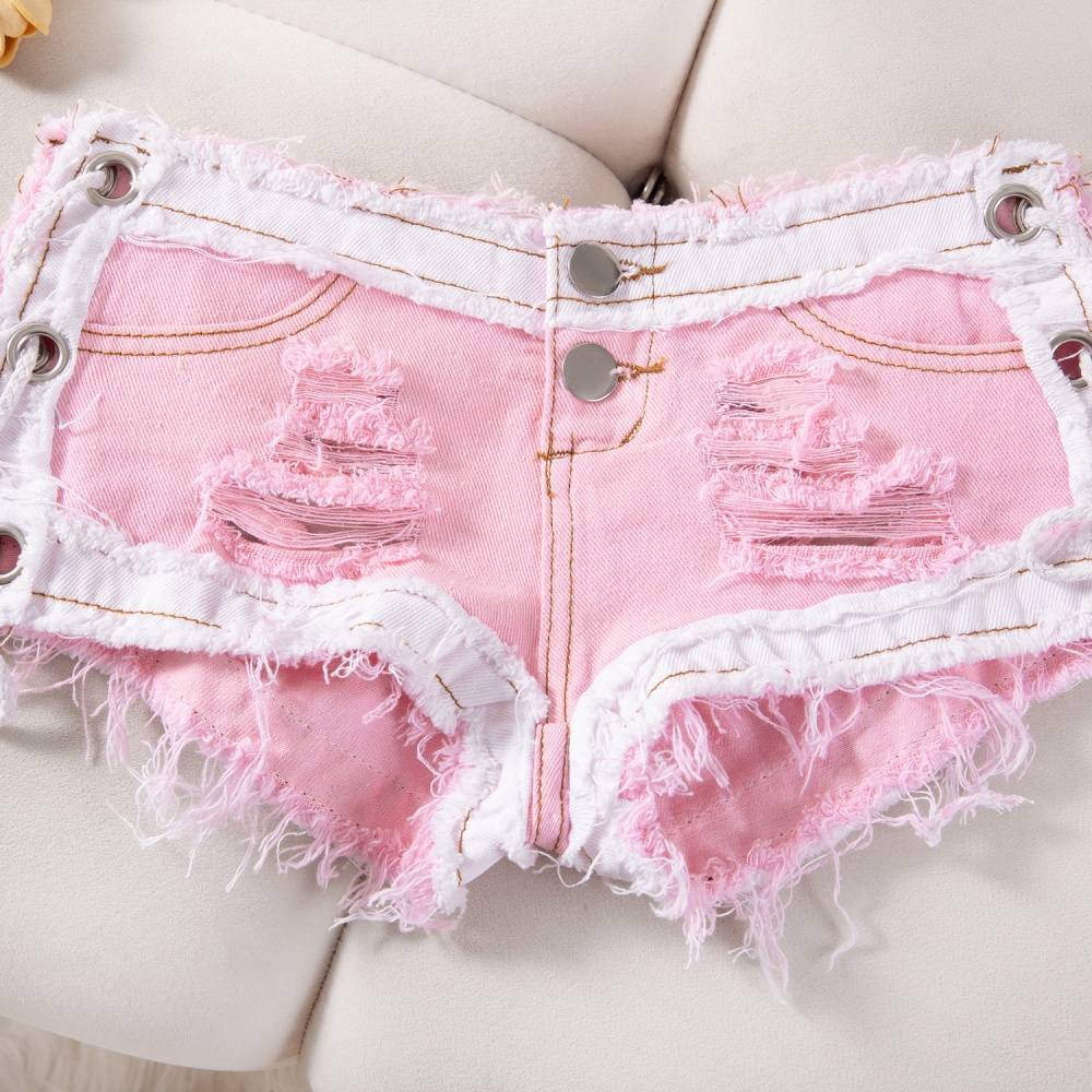 Holes nightclub shorts sexy short jeans for women